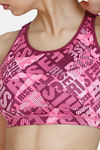 Zelocity Quick Dry Slip On Sports Bra - Ibis Rose — thumbnail 5